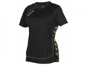 110600-8800 Tech Gold Shirt Ladies zwart